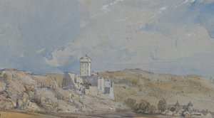 Zamek w Lourdes, 11 lipca 1836 r. autorstwa William Callow
