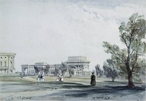Wejście do Hyde Parku w Hyde Park Corner autorstwa William Callow