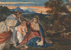 Madonna z królikiem autorstwa William Callow