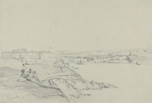 Królewska Cytadela i Cattewater, Plymouth autorstwa William Callow