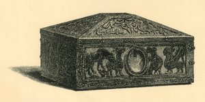 Szkatułka, c1180-1200, 1881. autorstwa William Catley