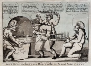 John Bull przygotowuje nową partię statków do wysłania na jeziora