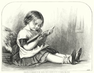 Czytanie (grawerowanie) autorstwa William Charles Thomas (after) Dobson