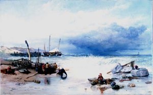 Na wybrzeżu Bretanii autorstwa Clarkson Frederick Stanfield