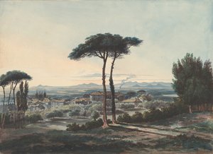 Frascati, niedaleko Rzymu, 1819. autorstwa William Cowen