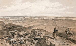 Bastoni du Mat z Bastionu Centralnego autorstwa William Crimea Simpson