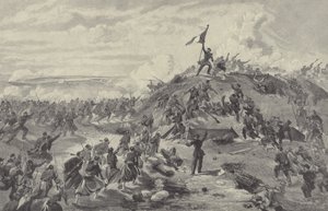 Zdobycie Reduty Malakoff przez Francuzów, Oblężenie Sewastopola, 8 września 1855 autorstwa William Crimea Simpson