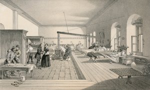 Jeden z oddziałów szpitala w Scutari autorstwa William Crimea Simpson