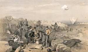 Rosyjskie stanowisko strzeleckie autorstwa William Crimea Simpson