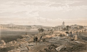 Sewastopol od tyłu fortu Mikołaja, patrząc na południe autorstwa William Crimea Simpson