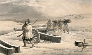 Strażnik Żuawów przed Sewastopolu autorstwa William Crimea Simpson