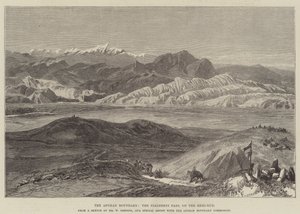 Granica Afganistanu, przełęcz Nialsheni, na Heri-Rud autorstwa William Crimea Simpson