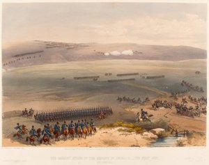 ?Sprawa kawalerii na wzgórzach Bułganak – pierwsza broń. 19 września 1854?, 1855 autorstwa William Crimea Simpson