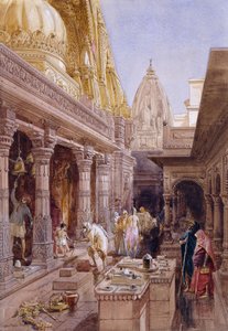 Złota Świątynia, Benares, 1862