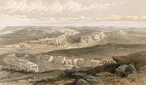 Ruiny Inkermanna i Miasta Caverns autorstwa William Crimea Simpson