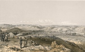 Dolina Czernej, patrząc na północ autorstwa William Crimea Simpson