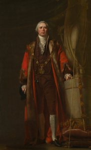 Charles Thorp jako burmistrz Dublina, c. 1800. autorstwa William Cuming