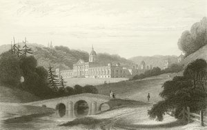 Zamek Howard autorstwa William Daniell