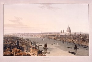 Most Londyński, 1804 autorstwa William Daniell