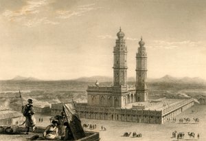 Meczet w Coimbatore, 1835. autorstwa William Daniell