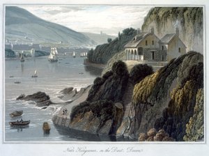 „W pobliżu Kingswear, na Dart, Devon”, 1825 autorstwa William Daniell