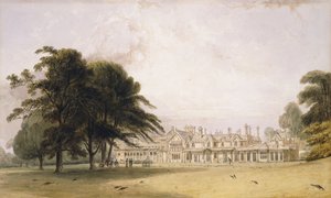 Royal Lodge, Windsor Park, autorstwa William Daniell