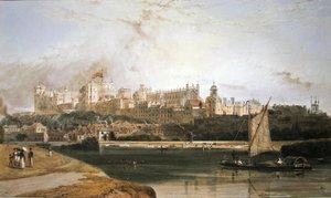Zamek Windsor (akwarela na papierze) autorstwa William Daniell