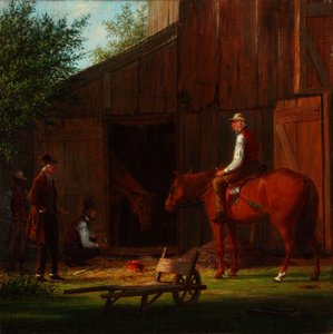 Chory koń 1869 (olej na płótnie)