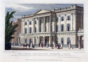 The London Institution, Finsbury Circus, Londyn, 1827