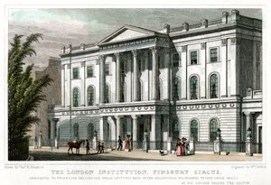 The London Institution, Finsbury Circus, Londyn, 1827.