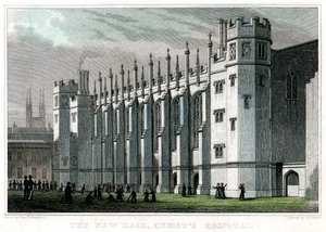 New Hall, Christs Hospital, Londyn, 1828.