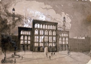 Pożar w teatrze Alhambra, Leicester Square, Londyn, 1882 1883