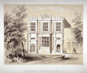 Stockwell Educational Institute, Stockwell, Lambeth, Londyn, c1860