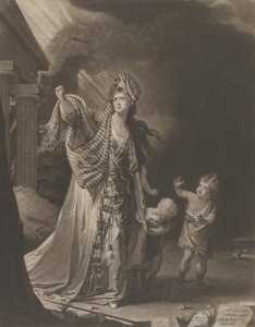 Pani Yates w postaci Medei, 1771. autorstwa William Dickinson