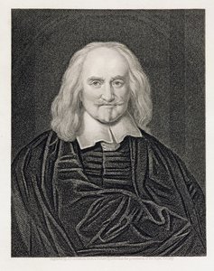 Portret Thomasa Hobbesa (1588-1679) ryty przez Jamesa Posselwhite