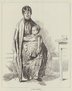 Dziewczyna Matka autorstwa William Douglas Almond