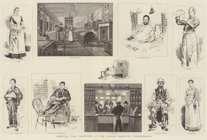 Życie szpitalne, szkice w londyńskim szpitalu, Whitechapel
