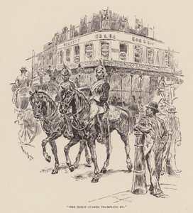 "Konni strażnicy depczący obok" (rycina) autorstwa William Douglas Almond