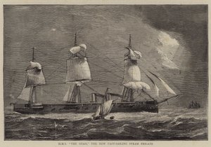 HMS The Shah, nowa szybko pływająca fregata parowa