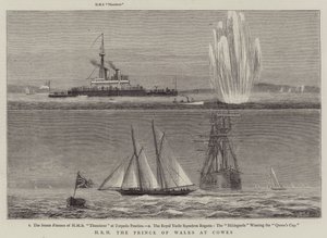 JKW Książę Walii w Cowes autorstwa William Edward Atkins