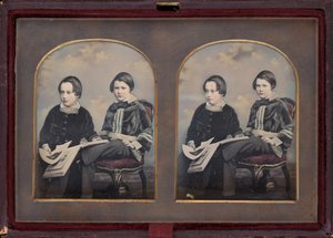 Portret dwóch chłopców, lata pięćdziesiąte XIX wieku (zdjęcie)