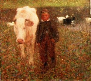 Biała Krowa autorstwa William Edward Stott