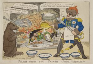 „Sejm polski z francuskim deserem” Williama Elmesa, opublikowany 8 grudnia 1812 r.