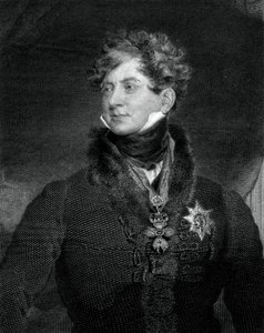 Jerzy IV, król Wielkiej Brytanii i Hanoweru, 1829. autorstwa William Ensom