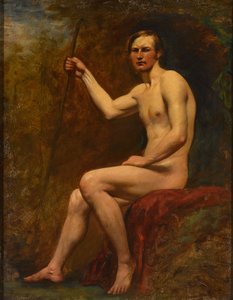 Strażnik Higgins, ok. 1830 (olej na pokładzie) autorstwa William Etty