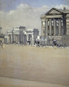 Hyde Park Corner, ok. 1892 (olej na płótnie) autorstwa William Evelyn Osbourne