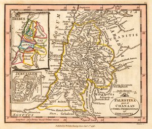 Palestyna. Mapa
