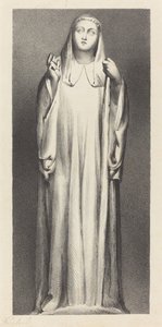 Figura z katedry w Peterborough autorstwa William Fairland after John Flaxman