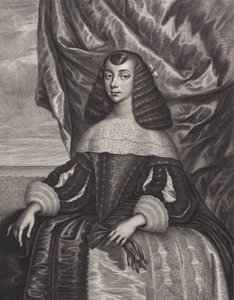 Katarzyna z Braganzy, 1662. autorstwa William Faithorne