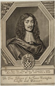 Sir James Harrington, baronet autorstwa William Faithorne